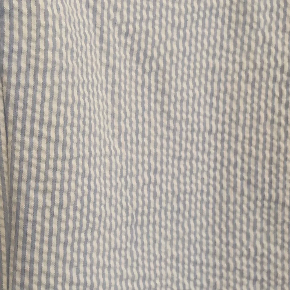 Lauren James Blue/white Seersucker Mini Dress L - Image 3