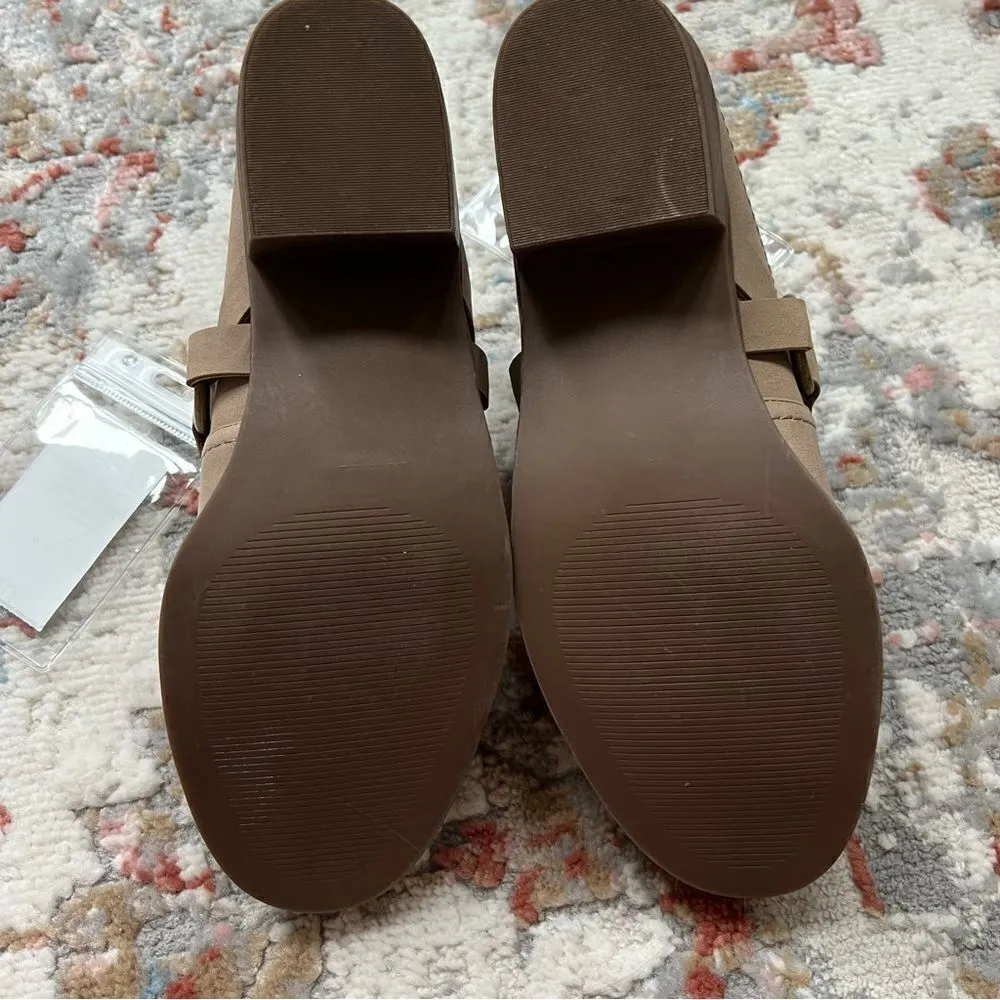 Hush Puppies NWT Silvia Mule Brand New Sample Shoe Size 7 Neutral Tan Beige Clog - Image 9