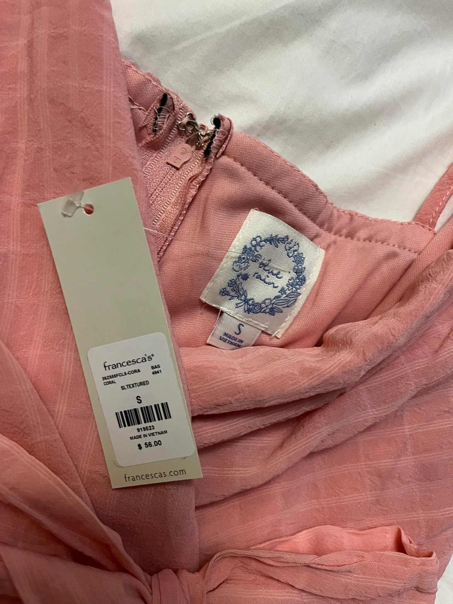 Francesca's pink wrap dress - Image 3