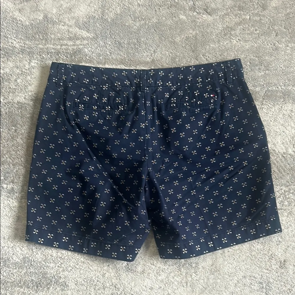 Tommy Hilfiger Shorts women’s size 10 navy blue cotton pockets summer - Image 4