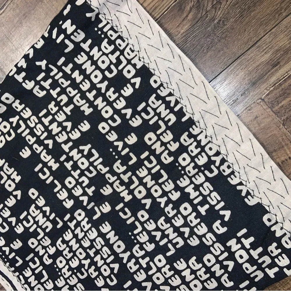 Moschino cheap & chic y2k printed skirt Italian linen designer luxury rare boho - Image 8