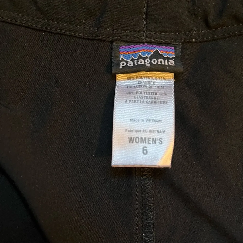 Patagonia black drawstring pants size 6 - Image 3
