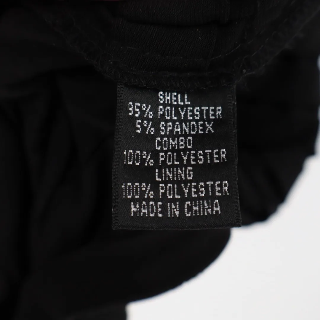 Adrianna Papell Black Sheath Dress With Embellished Neckline Size 12 - Image 3