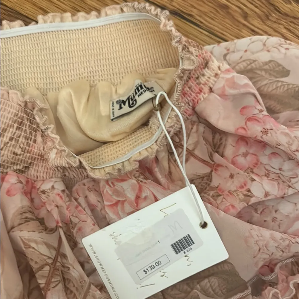 Show Me Your MuMu Pink Shae Skirt in Hydrangea size Medium - Image 4