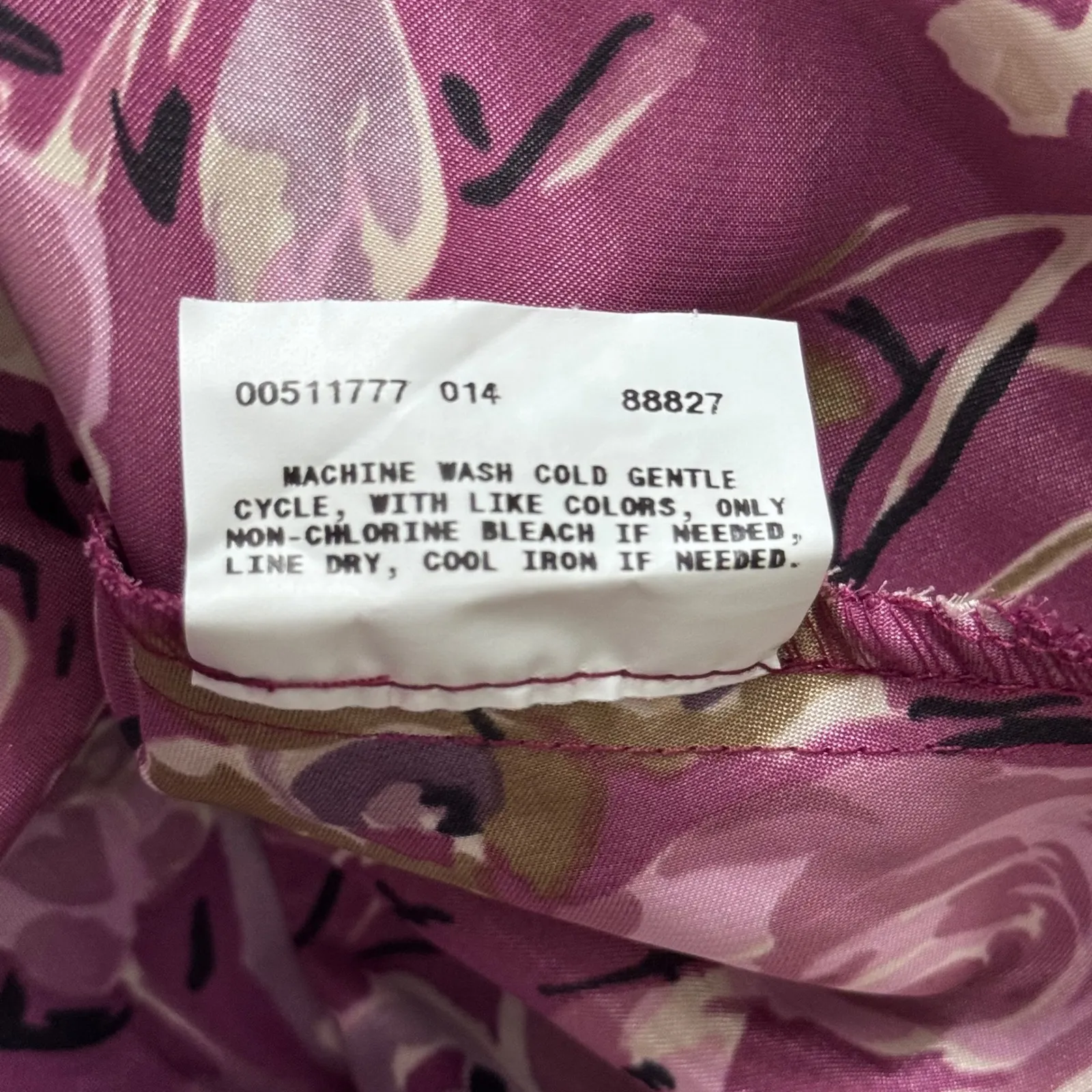 IZ Byer California Blouse Large‎ Floral Print Ruched Neck Tank Top Babydoll Y2K - Image 8