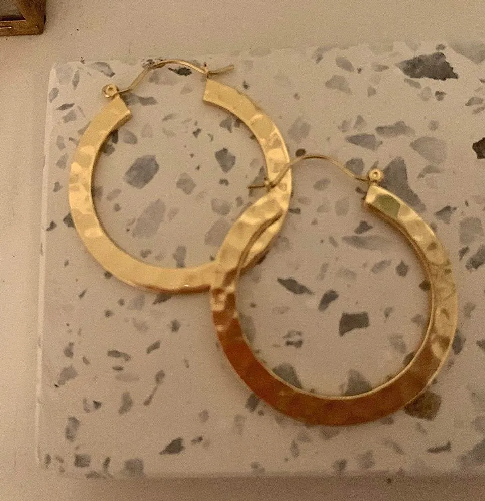 Madewell Hoop Earrings - Image 3