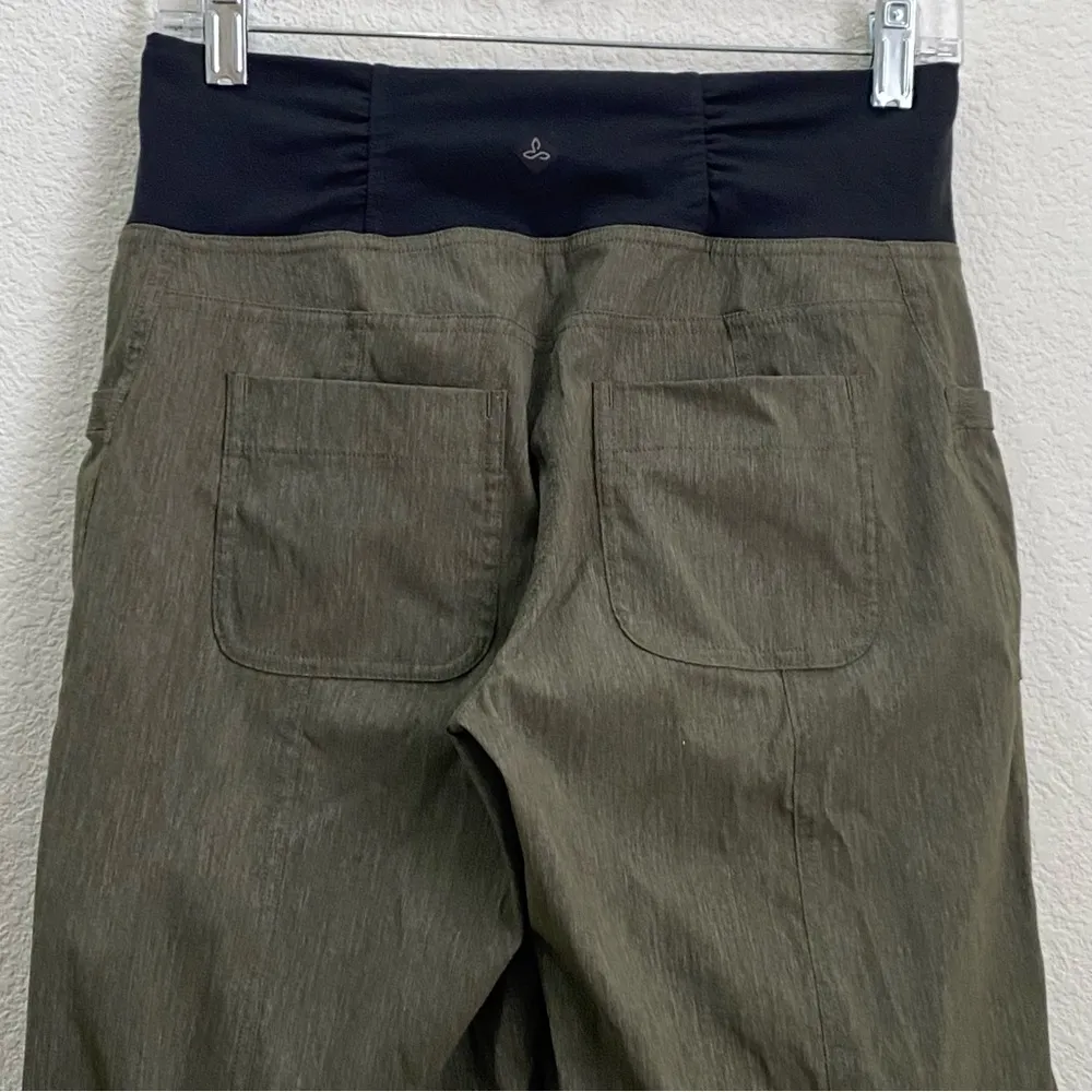 prAna Summit Pants in Charcoal Heather/Cargo Green Heather Size S - Image 9