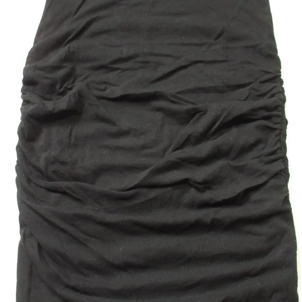 NWT James Perse Open Back Skinny Sheath in Black Ruched Tank Dress 0 / XS - Image 7