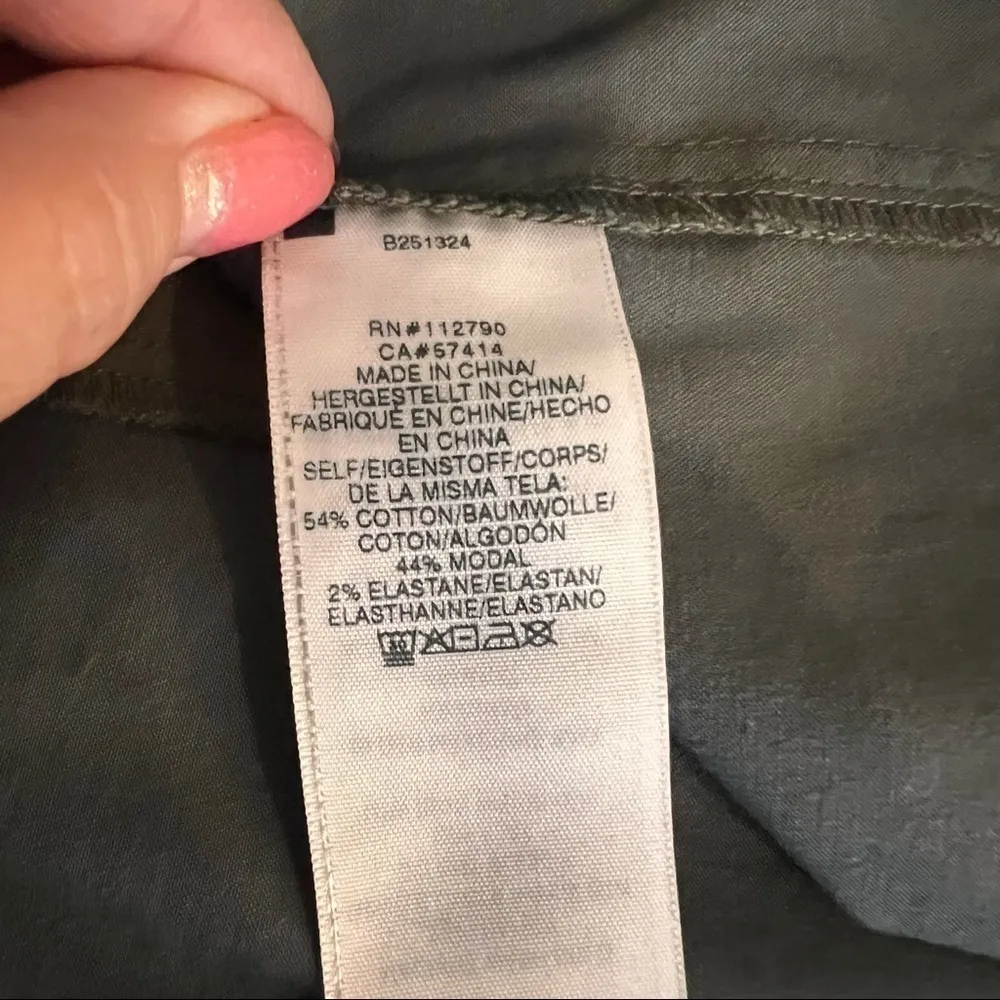 True Religion Women's Military Utility Dress in Militant Green, sleeveless, NWT - Image 15