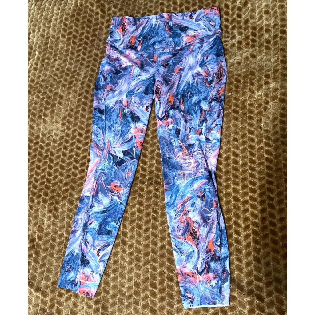 NWOT Lululemon Base Pace HR Tight 25" Purple Multi Running Leggings Size 10 - Image 8