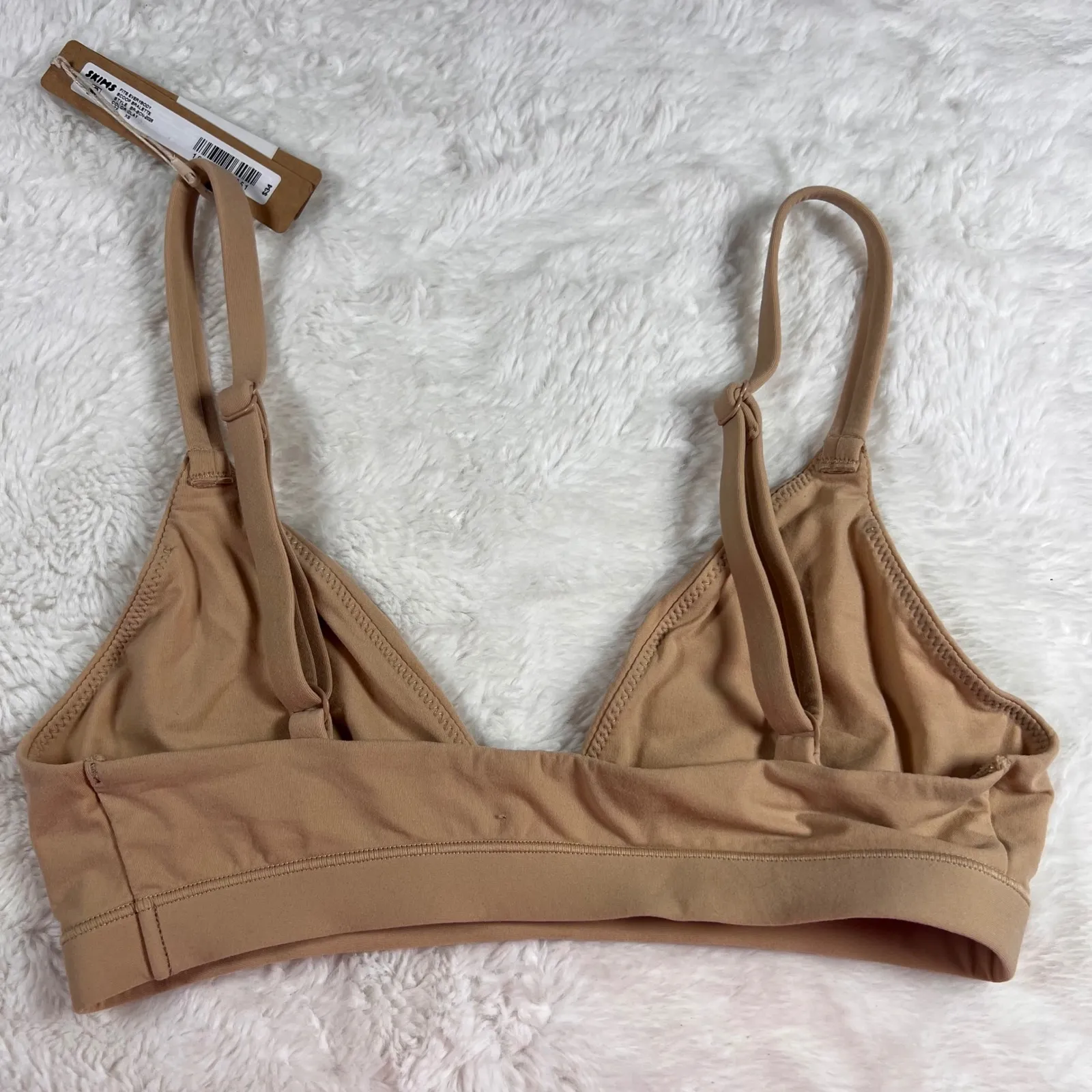 SKIMS Fits Everybody Scoop Bralette Clay XS Style BRBQN2026 - Image 6