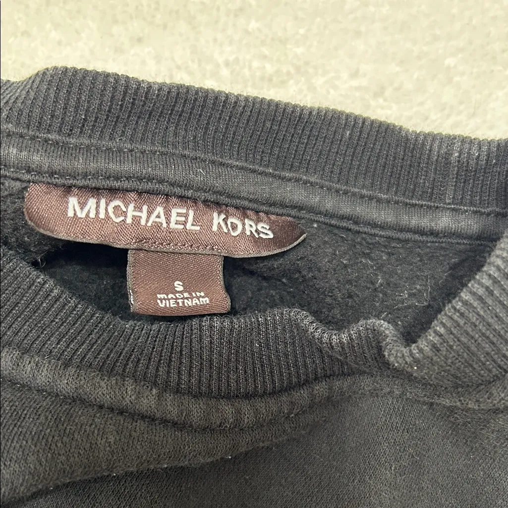 Michael Kors Men's Black Crewneck Sweater - Image 6