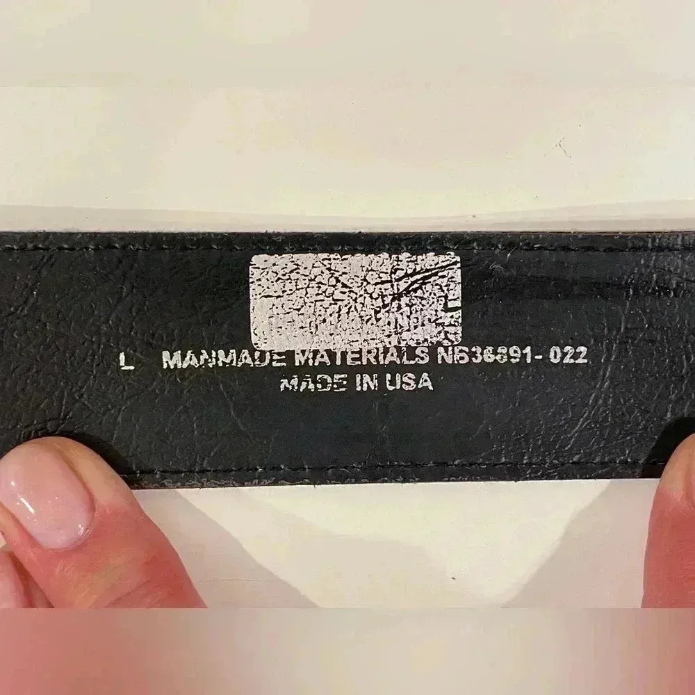 Vintage Owl‎ Buckle Metal Inlaid Stones in Belt Size L Brown Size L - Image 3