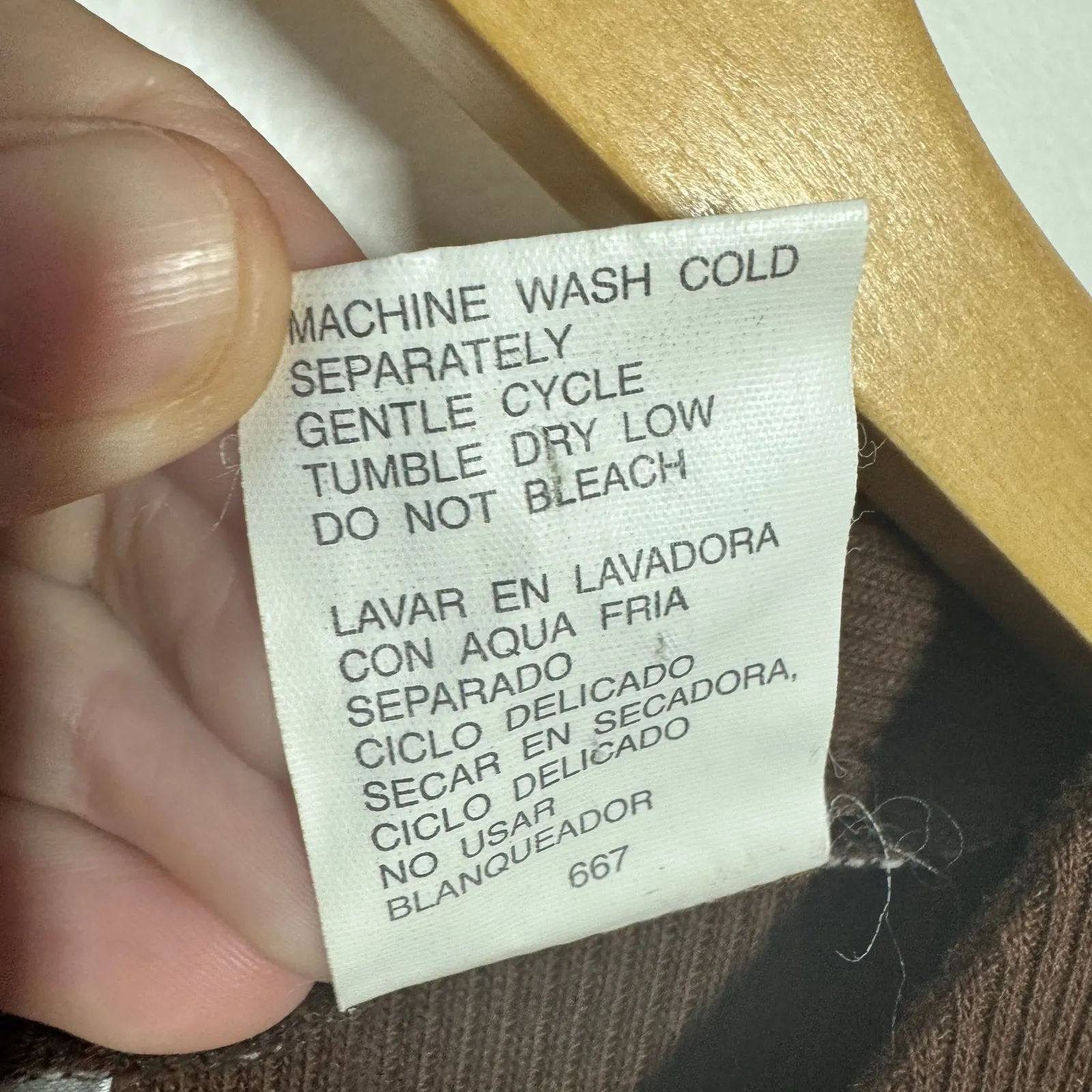 Erika 90s Tradwife Modest Full Button Up Shirt Dress Women M Brown Cottage Boho - Image 8