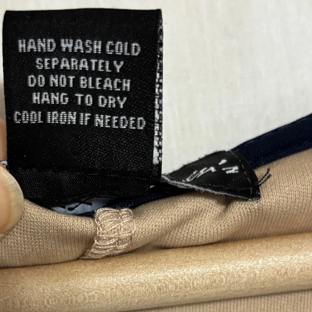 Candalite Formal Maxi Dress Women 1X Navy Lace Overlay Floral Event Wedding Prom - Image 7