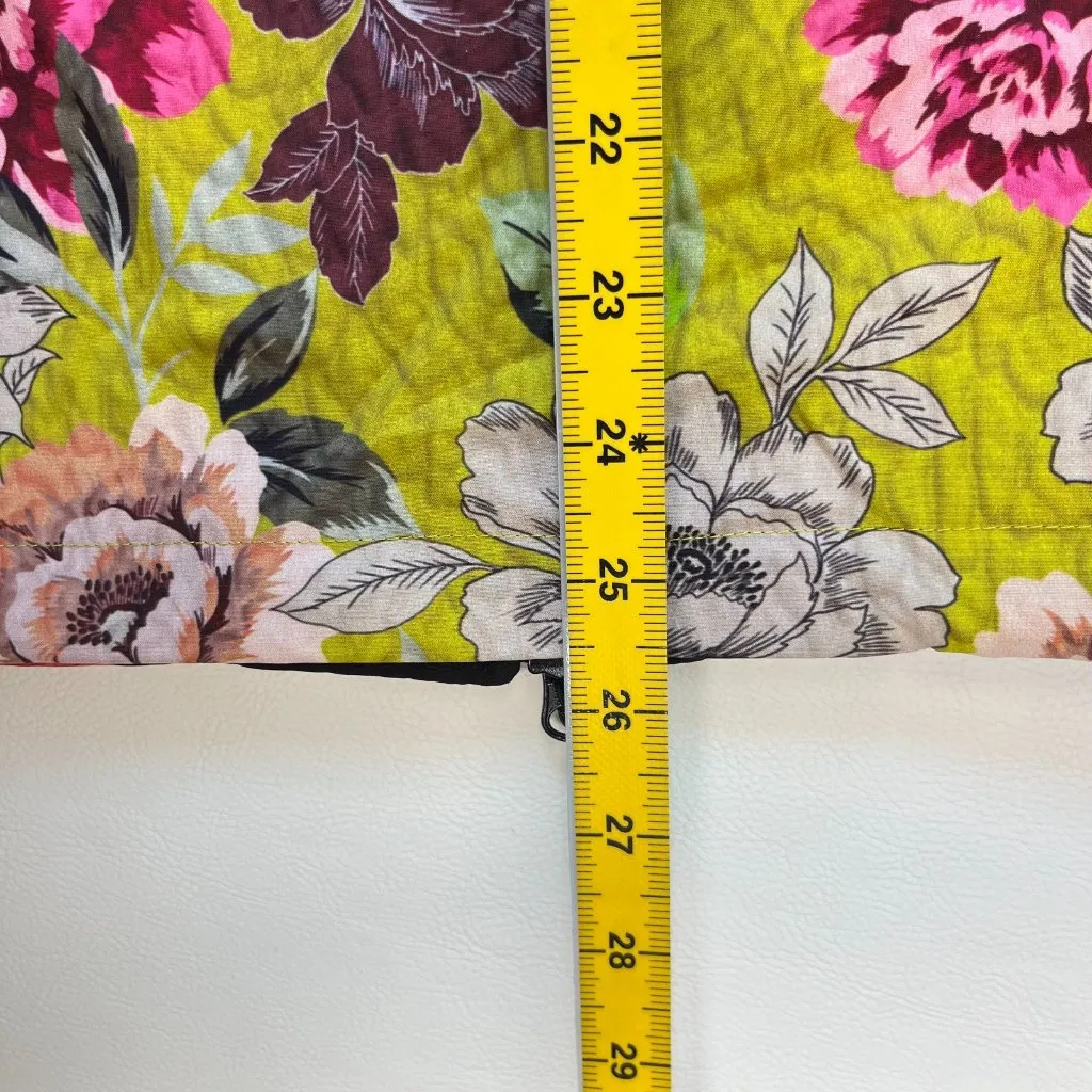 NWOT Johnny Was Marlon Reversible Track Zip Hoodie Jacket Floral Size S - Image 12