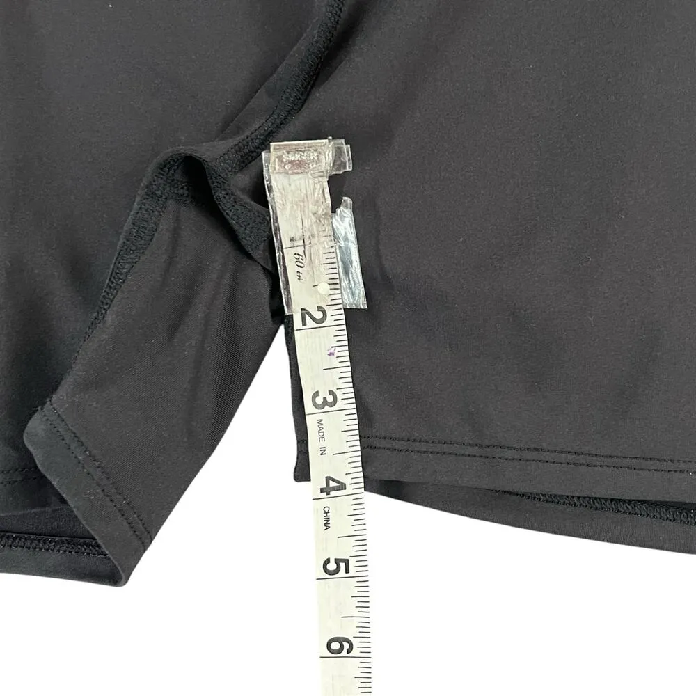 Tommy Bahama Golf Shorts Womens M Black Pull On Stretch Biker Active Athletic - Image 7