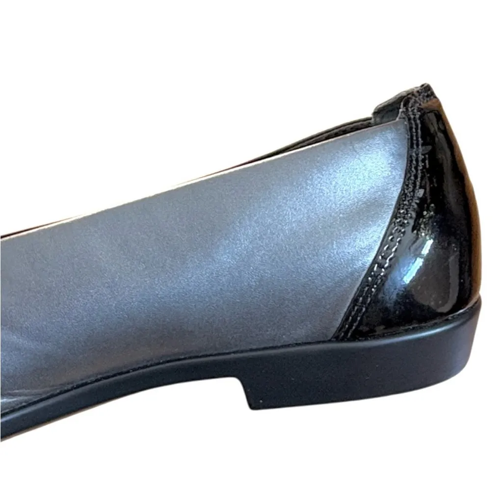 Like New SAS Leather Tripad Comfort
Shoes Pewter Black Size 10 Wide - Image 3