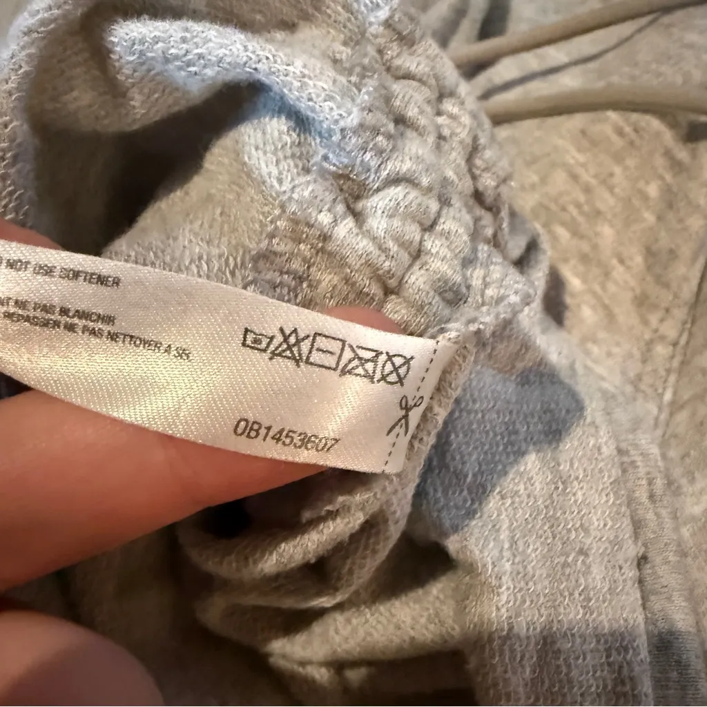 Free People Movement‎ Kadi Shrunken Hoodie Gray Women’s Size Small Cropped Zip - Image 7