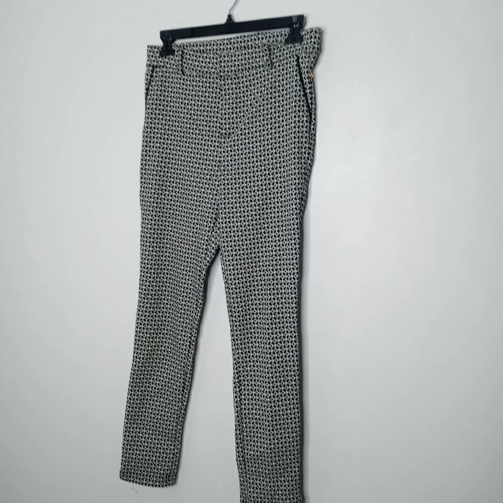 Iris black and white pants size medium - Image 2