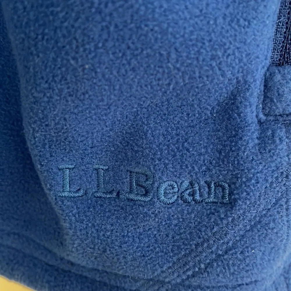 Blue LL bean size large polartec ‘windbloc’ zip up jacket. NWT! - Image 8