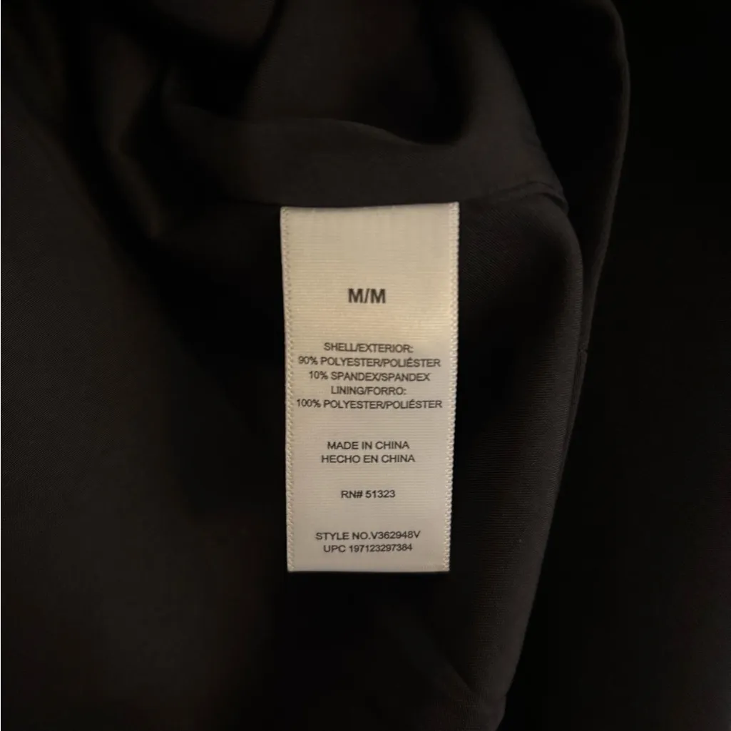 Vince Camuto Black Single-Button Blazer $100 OFF MSRP Size Medium NWT Classic! - Image 5