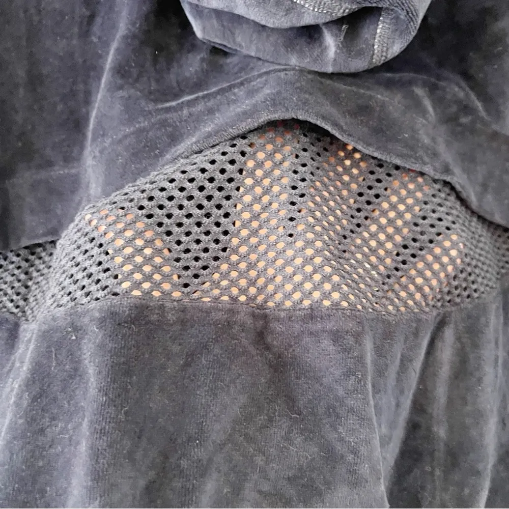 Electric & Rose Blue Velour Zip Pullover Sweatshirt Size Small S NWT - Image 5