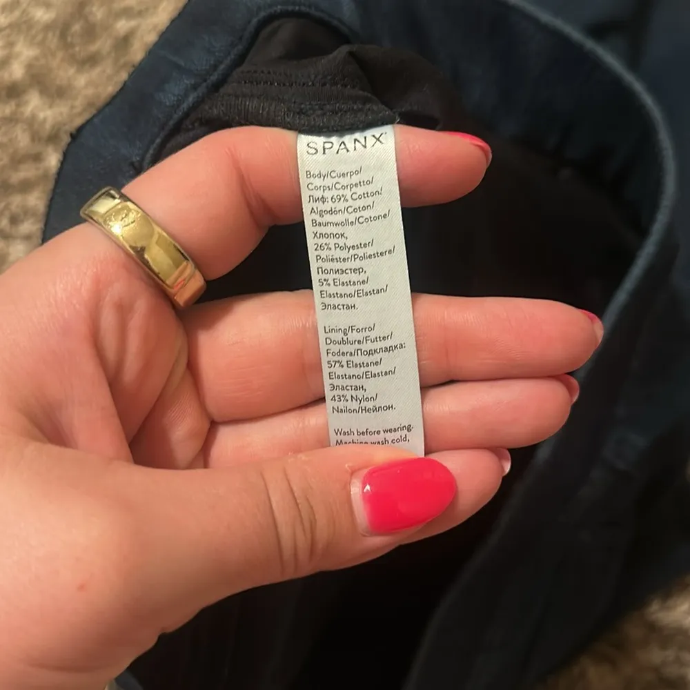 SPANX Jean-Ish Jeggings Jean Size Small Blue - Image 4