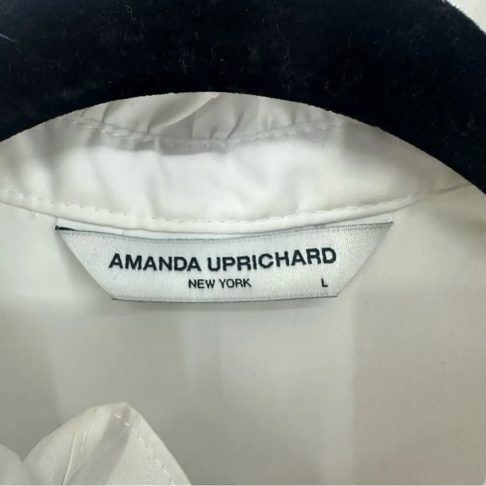 Amanda Uprichard Sleeveless Saffron Dress Womens Large White - Image 6