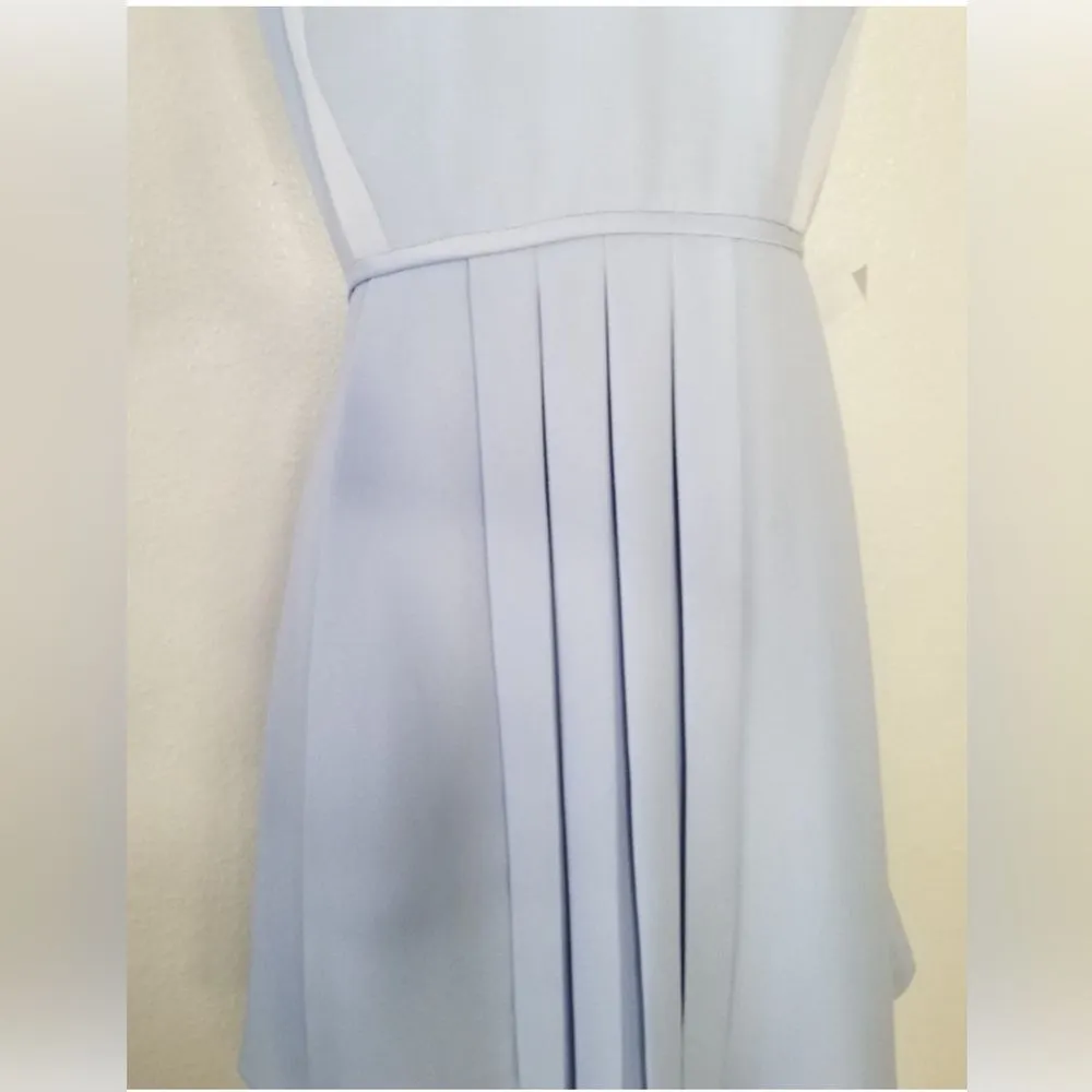 Ted Baker Light Blue Dress with Lace Flowered Bodice Sz 8 - Image 12