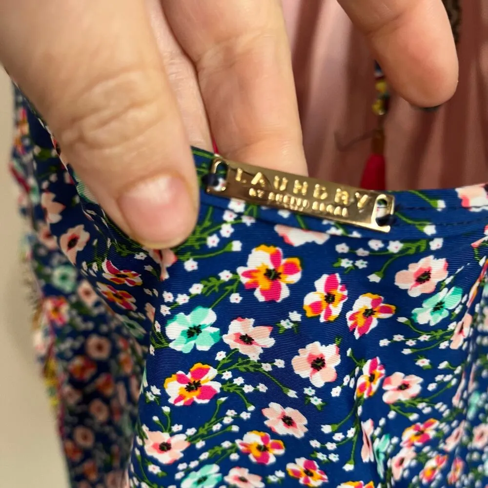 Laundry by Shelli Segal Patchwork Plunge One Piece Swimsuit Size XXL - Image 7