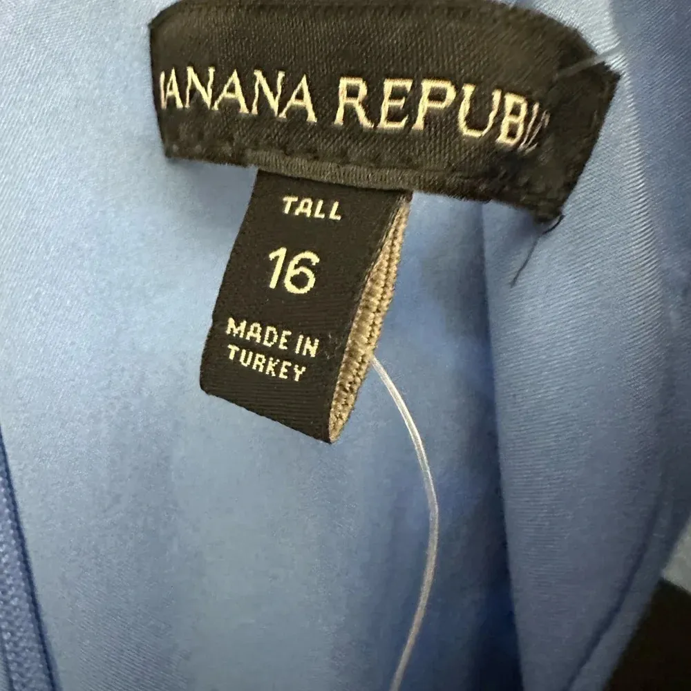 Banana Republic Strappy V Neck Jumpsuit Size 16 Tall Cropped Animal Print NWT - Image 4