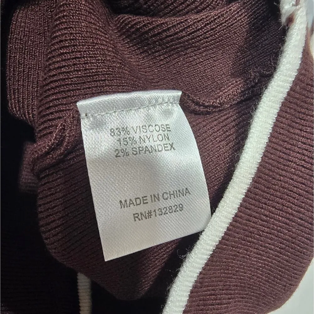 MAJORELLE Amy Cardi Top in brown - Image 7