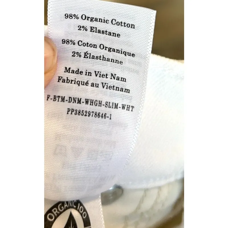 Everlane The Way-High Slim Jean in Bright White 28 Regular - Image 5