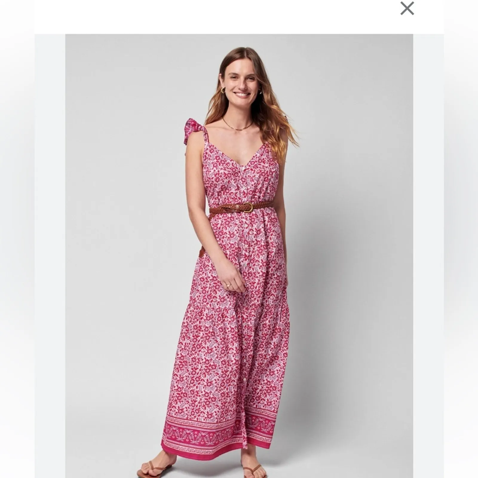 Faherty Hyland Dress Size Large NWT (b17) - Image 6