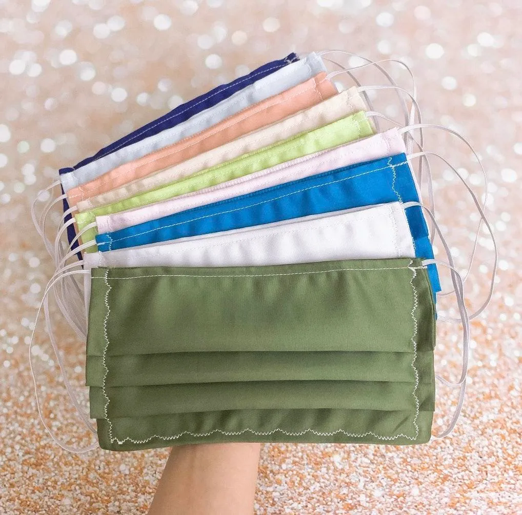 100% Supima Cotton Luxury Blush Face Mask - Image 6