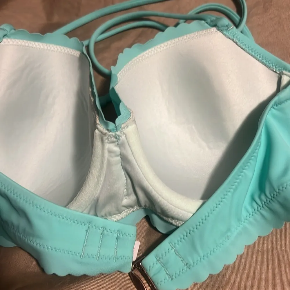 Victoria’s Secret 34C Swim top Scallop Edge Seafoam - Image 7