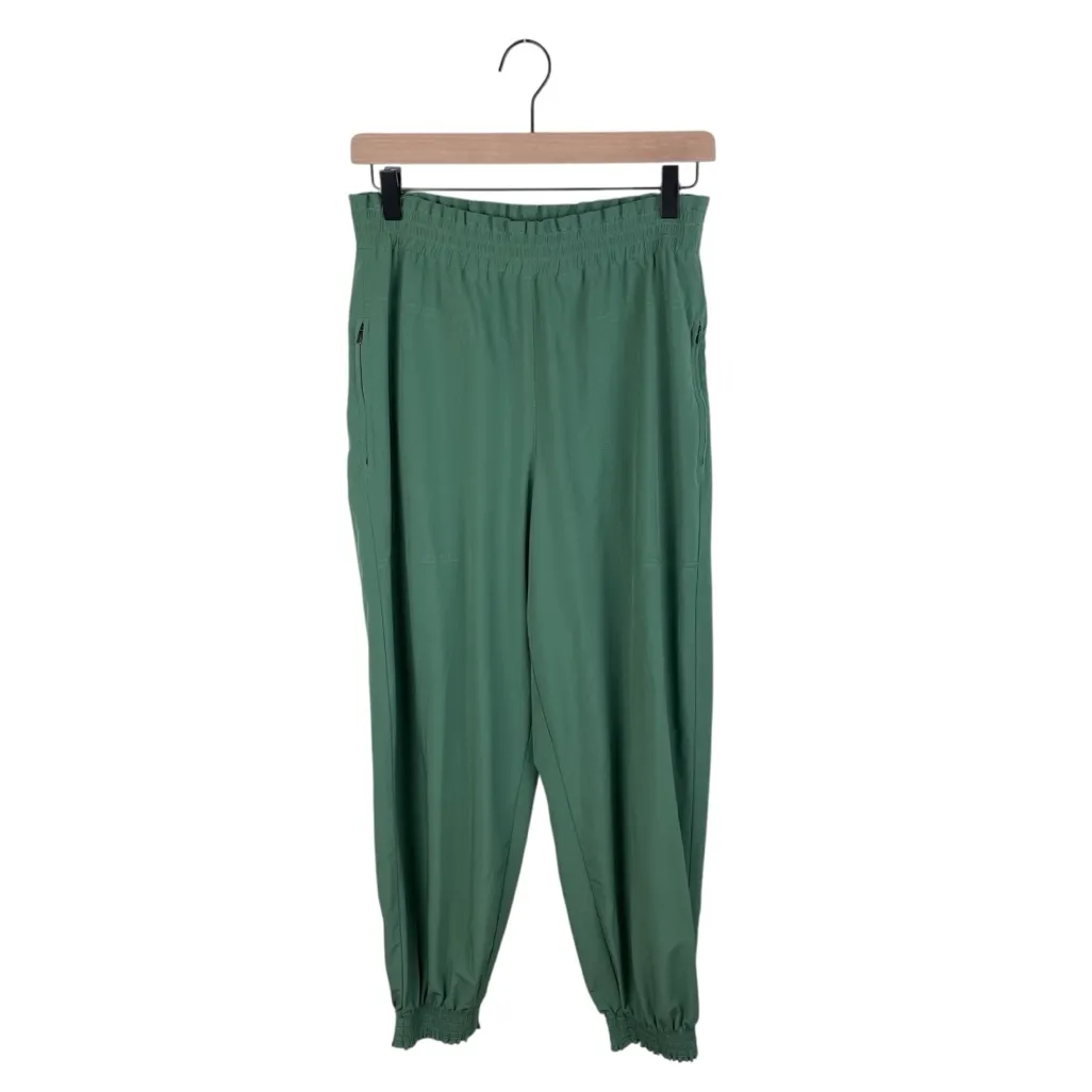 Athleta Savannah Jogger in Vineyard Green Women's Size 6 Paperbag Waist Sleek - Image 2