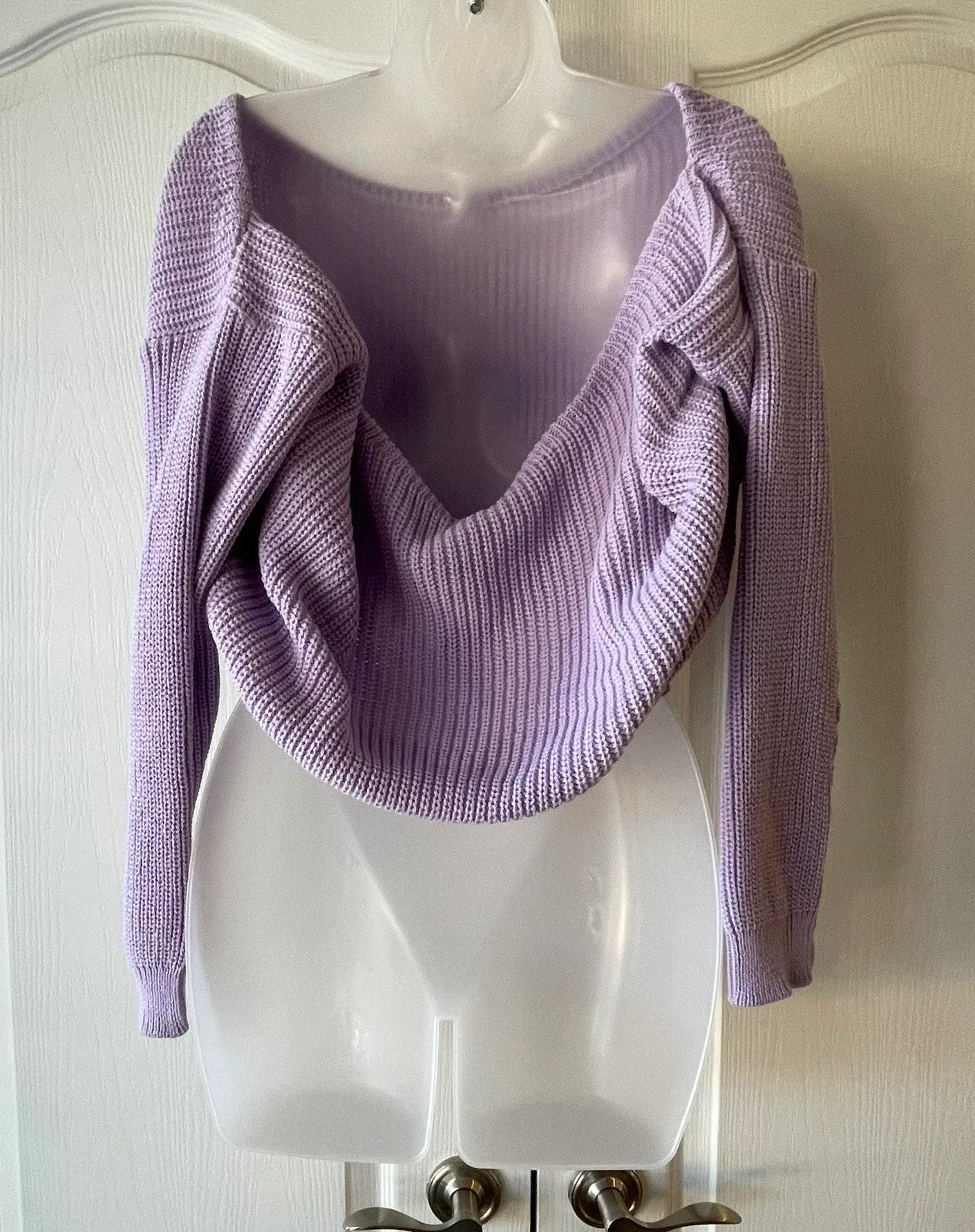 Nasty Gal Purple Sweater - Image 2