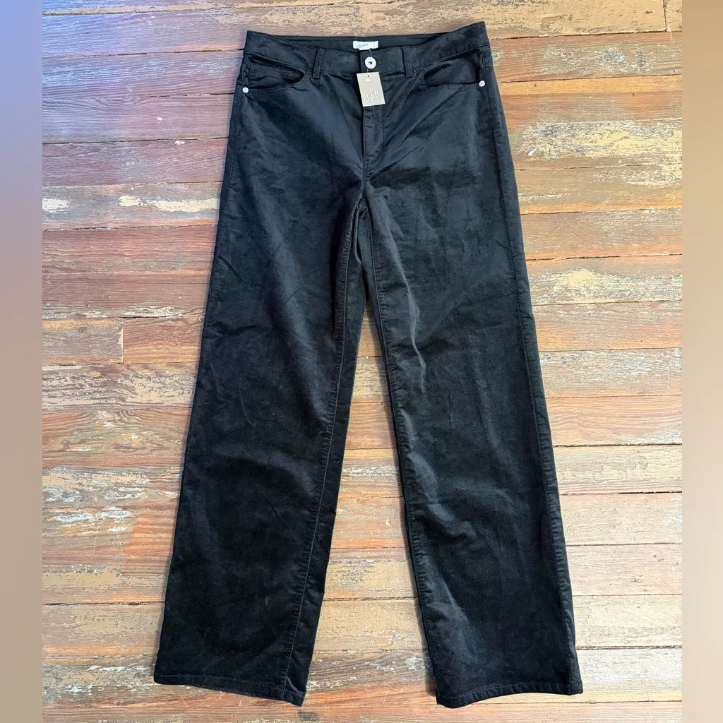 NWT J Jill Black Stretch Corduroy Straight Leg Pants Size 10 💛🍄 - Image 7