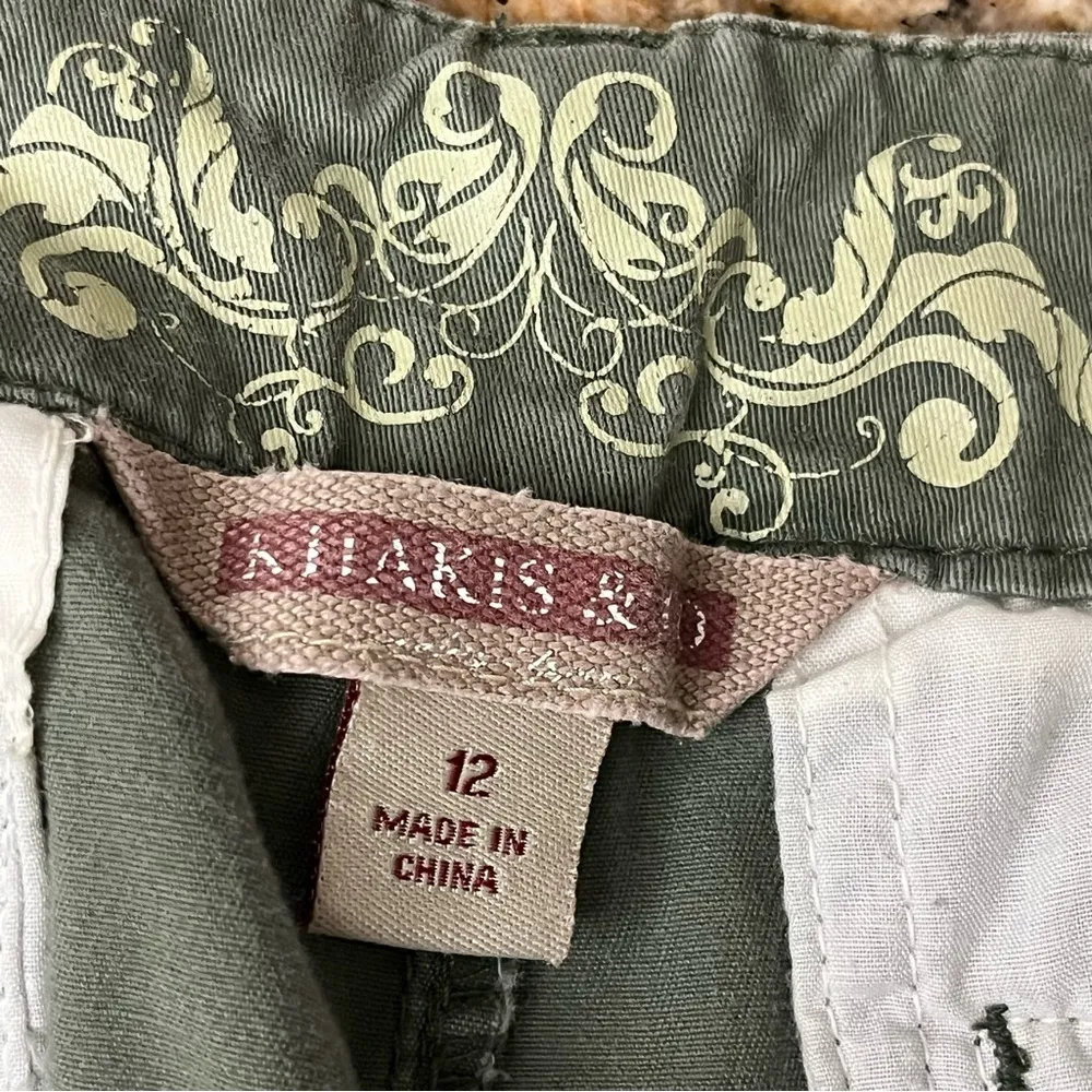 Vintage Retro Y2k Green Straight Leg Khaki Pants Preppy Coastal Beach Busines 12 - Image 7