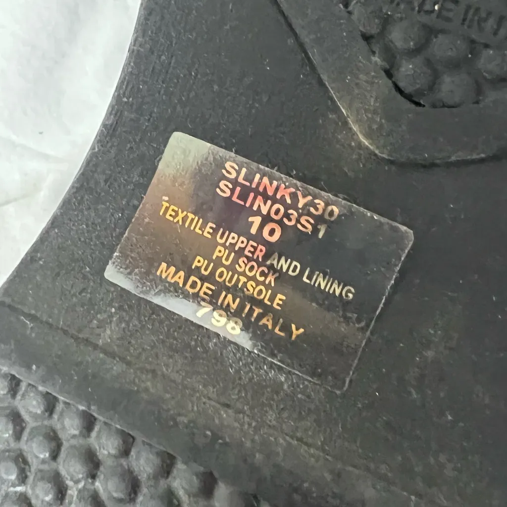 Women’s Steve Madden Slinky 30 Black Slide Platform Y2K Shoes Sz 10 - Image 10