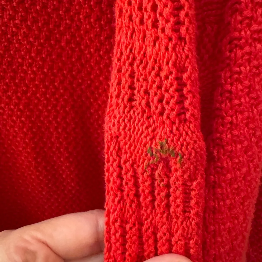 Pins and Needles Women M Cardigan Made in USA Knit 100% Cotton Classic Sweater Red Size M - Image 7