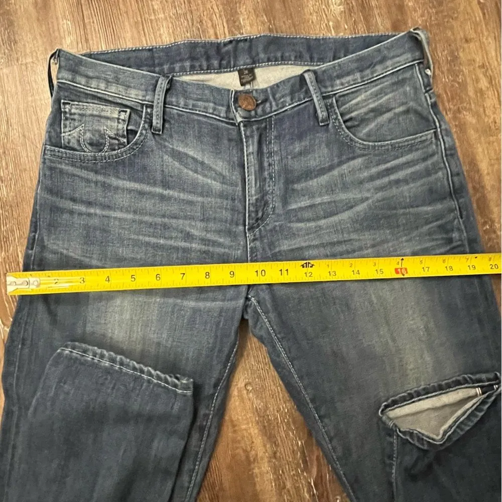 True Religion Audrey Slim Boyfriend Denim Blue Jeans Size 26 Made in the USA - Image 5