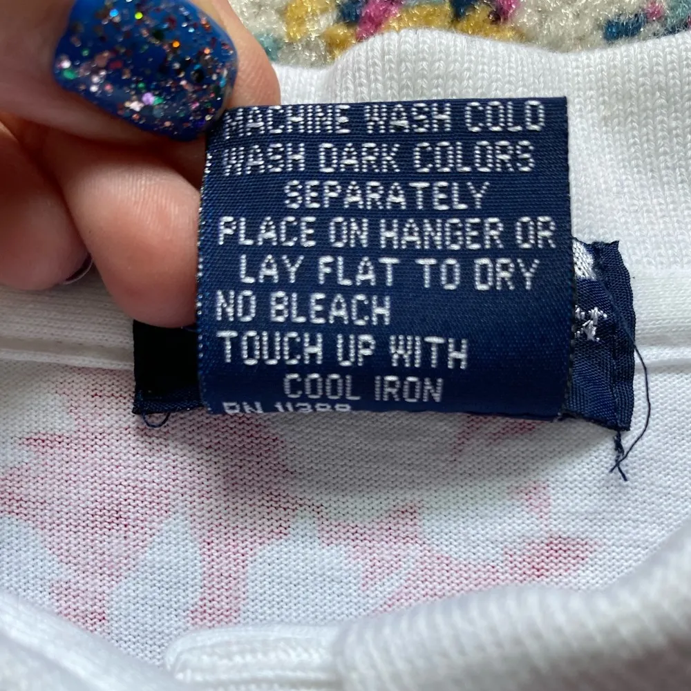 Vintage Deadstock 1990s Stanley Blacker Striped Floral Polo Shirt Purple Size M - Image 6