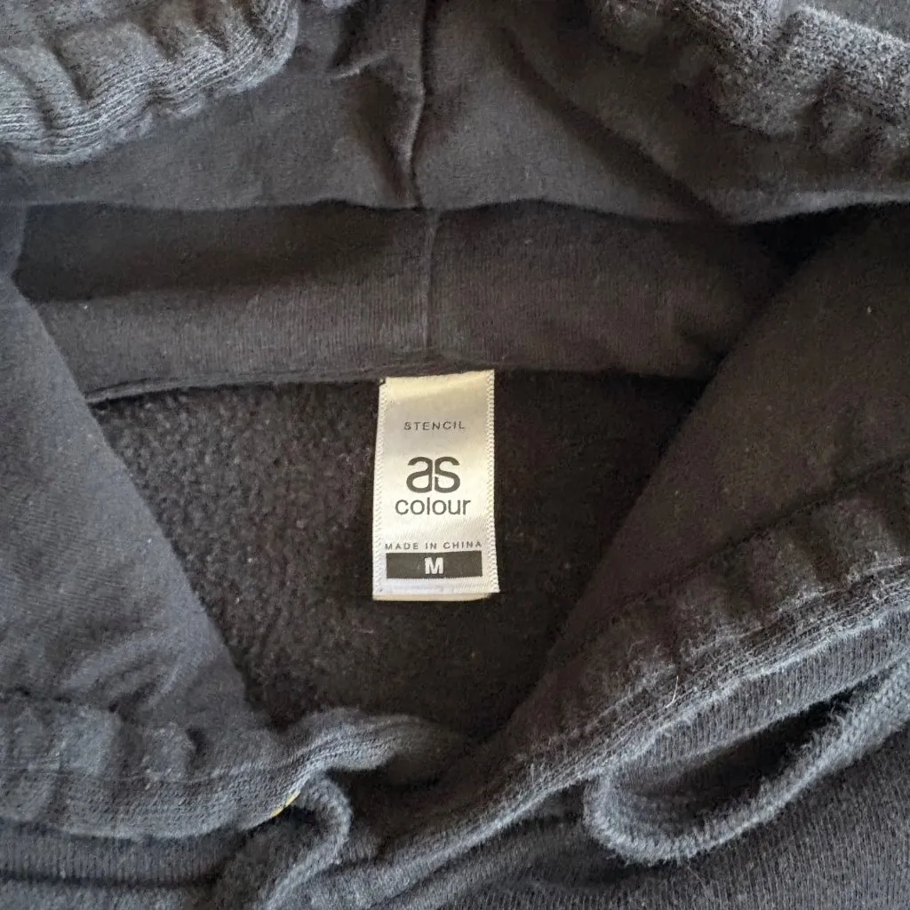 Rare 'Dope Lemon' Smoking Cat Graphic Sweatshirt Streetwear Band Merch Hoodie Black Size M - Image 8