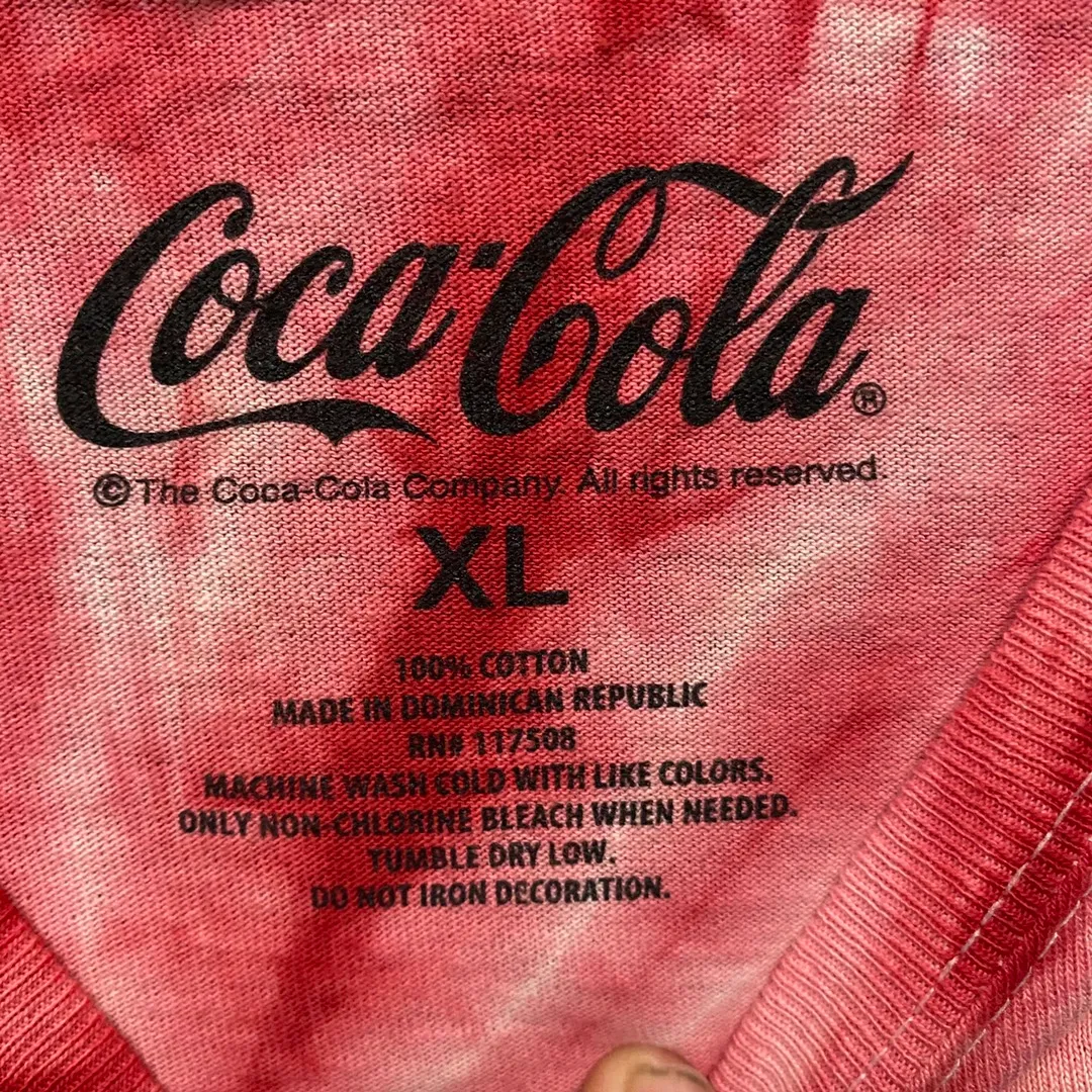 Coca Cola Promo Tie Dye T-shirt Size XL - Image 5