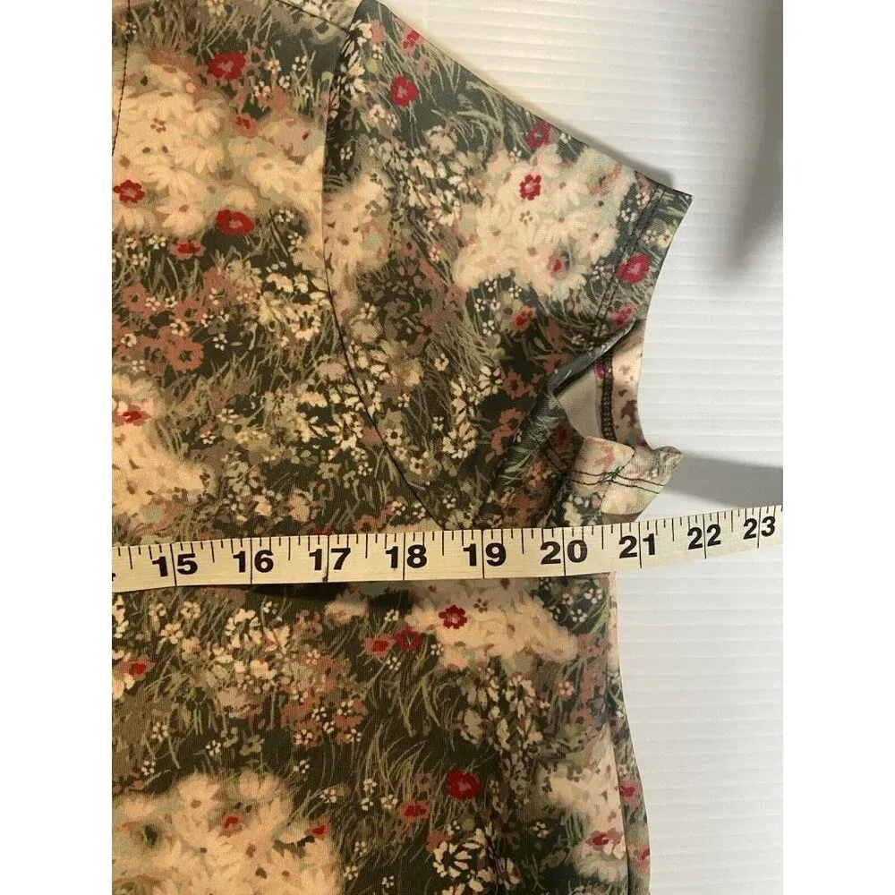 Disney Bambi Dress LC Lauren Conrad‎ Disney Collection Size Large (MSRP $64.00) Green - Image 13