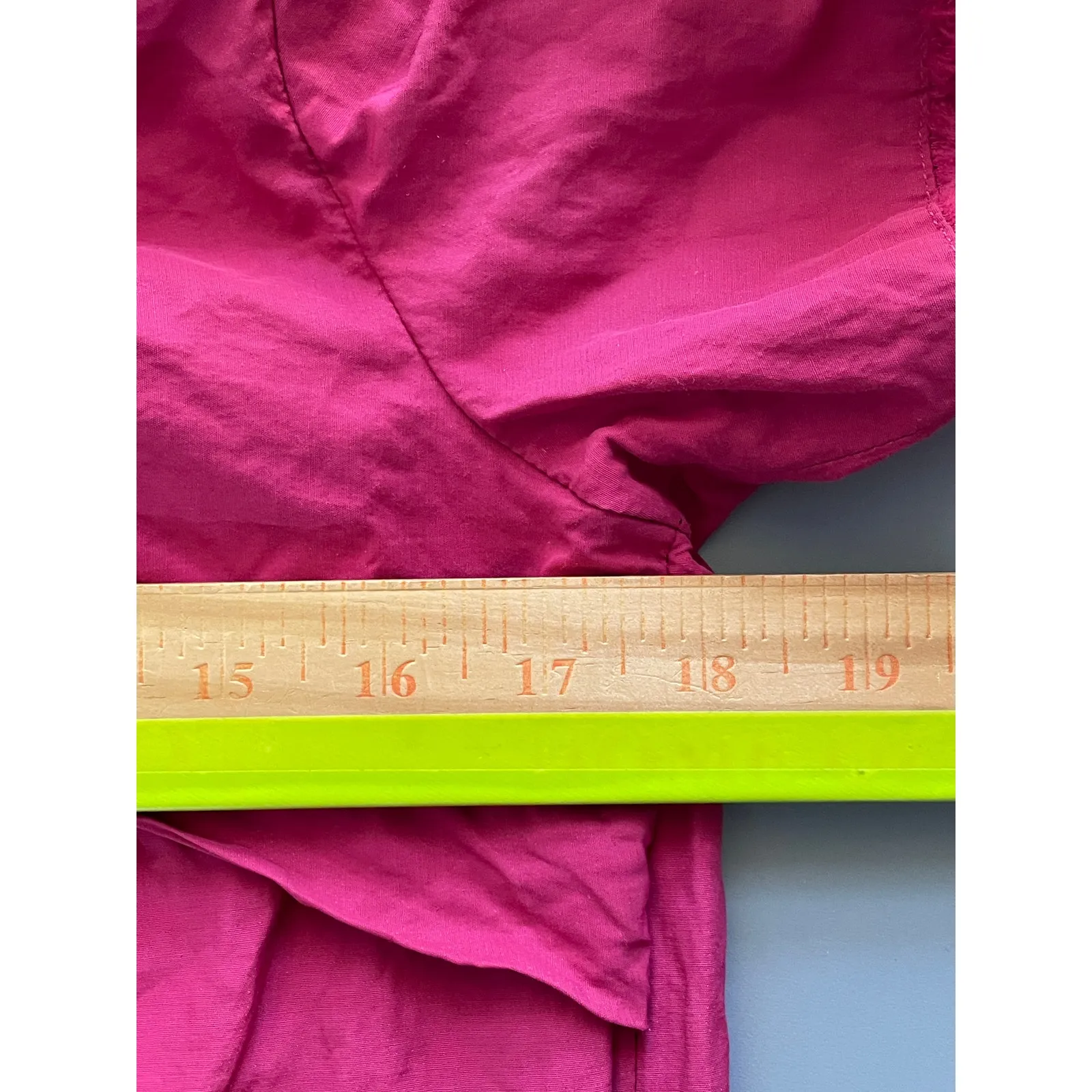 Worth Pink Top Crushed Texture Draped Asymmetric Neckline Frayed Edges Size 4 - Image 11