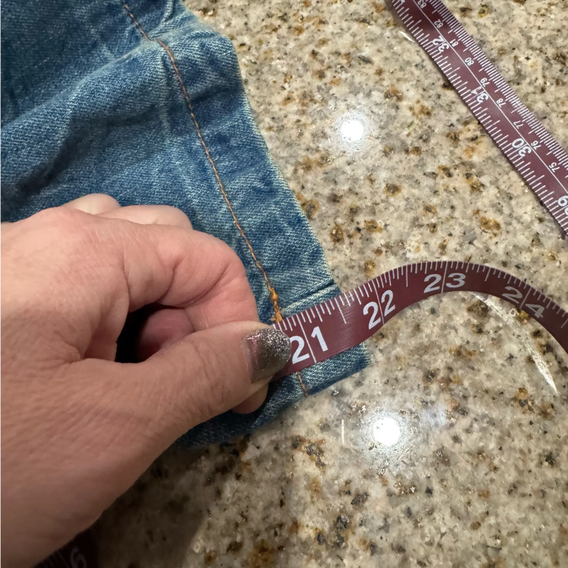 Monthorigin Jean Denim Overalls Jumpsuit Boho Distressed Art to Wear M Blue Size M - Image 10